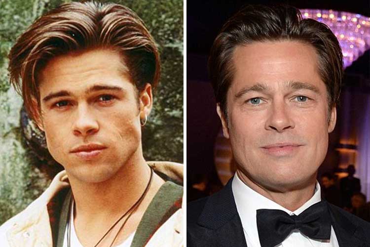 Brad Pitt plastic surgery - nose job, ear, eyelid surgery, facelift and ...