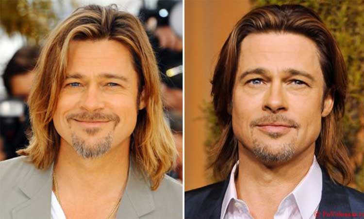 Brad Pitt plastic surgery - nose job, ear, eyelid surgery, facelift and ...